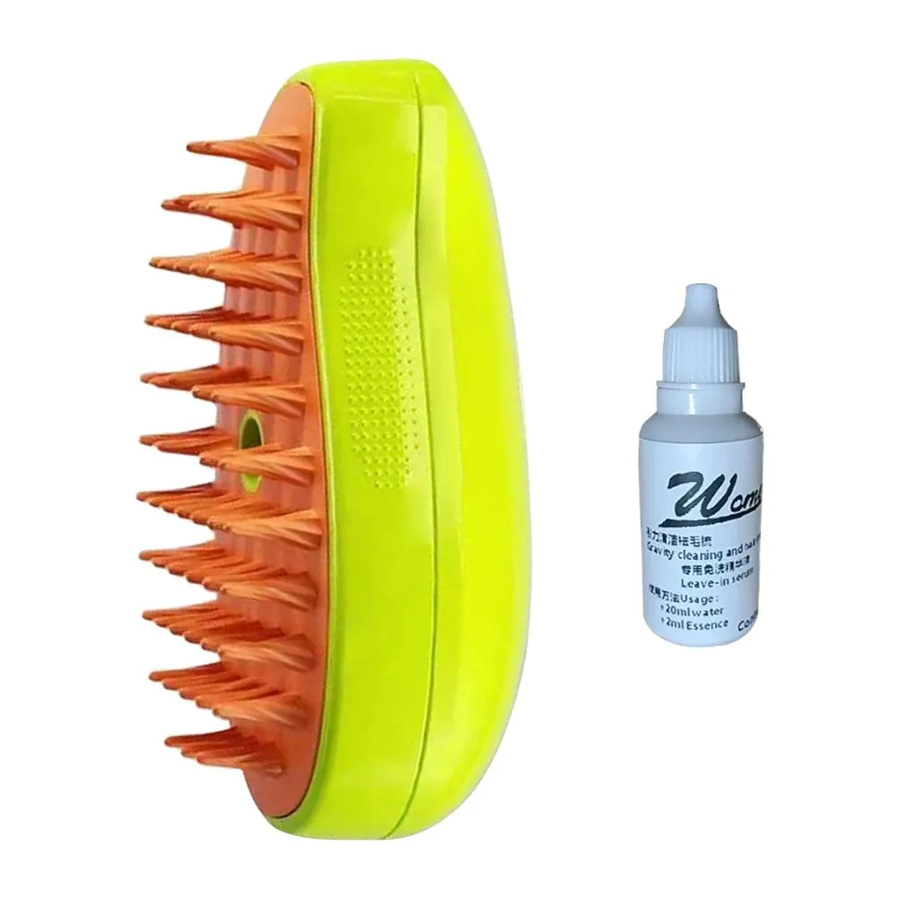 3 In1 Cat Steam Brush Electric Spray Cat Dog Hair Brush Steamer Brush For Massage Pet Grooming Cat Hair Brush For Removing