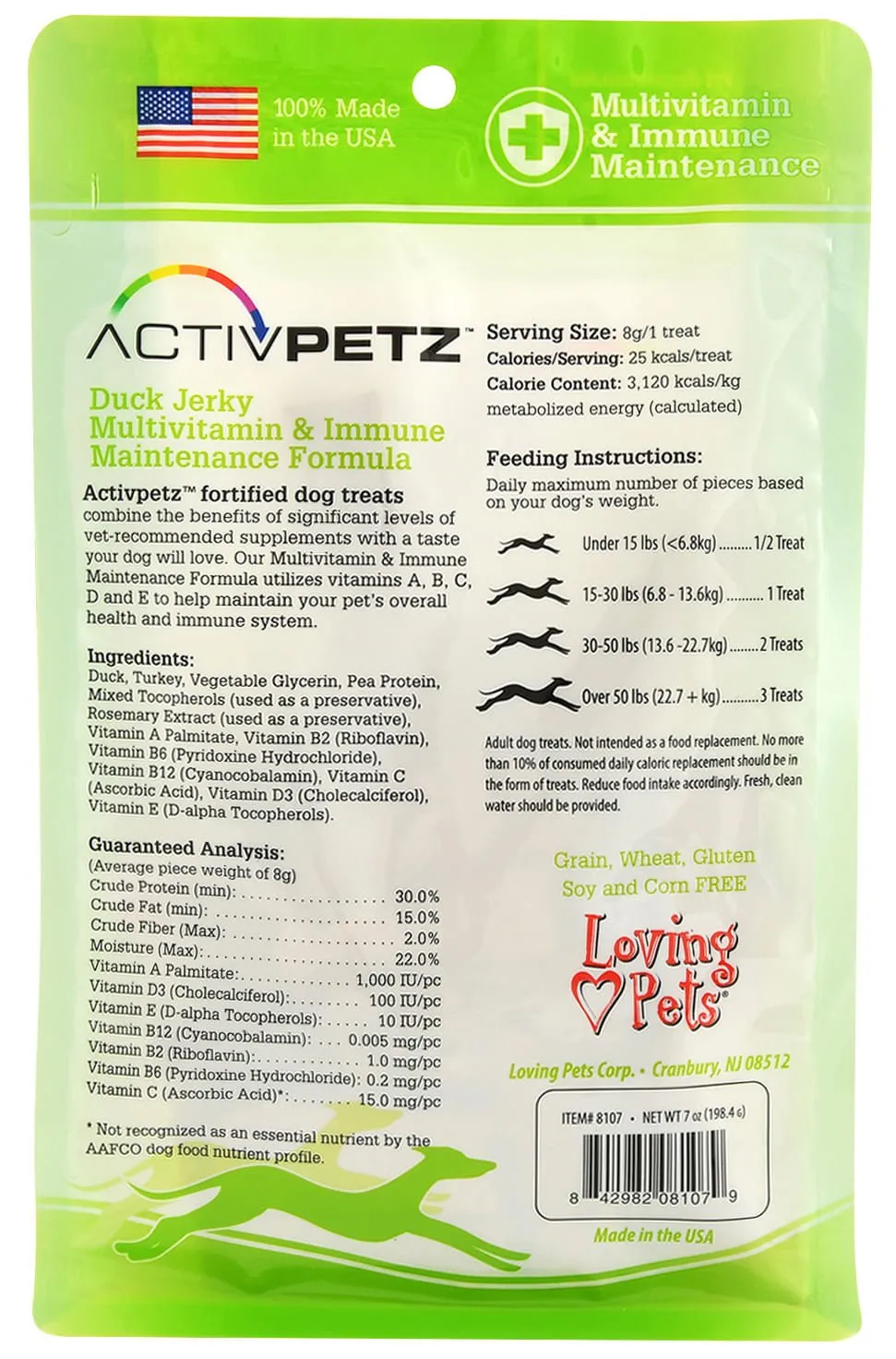 ActivPetz Multivitamin & Immune Maintenance Jerky Treats