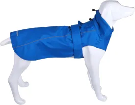 Adjustable Waterproof Dog Raincoat for Dogs,Lightweight Pet Rain Jacket Puppy Clothes with Reflective Strip for Small Medium Large Dogs (Blue, X-Small)