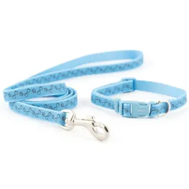 Ancol Blue Paw 'n' Bone Puppy Collar & Lead Set