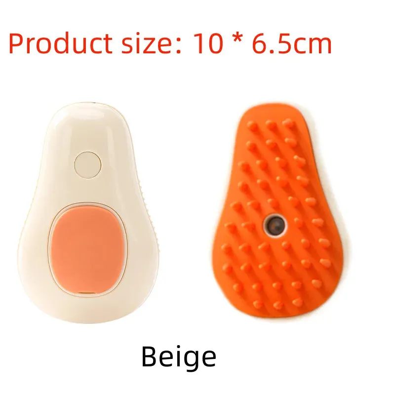 Anniepaw 3-in-1 Electric Steam Brush for Cats Dogs Grooming Hair Removal