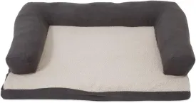 Aspen Pet Bolster Orthopedic Pet Bed, One Size, 40 x 30 Inches, Made in USA