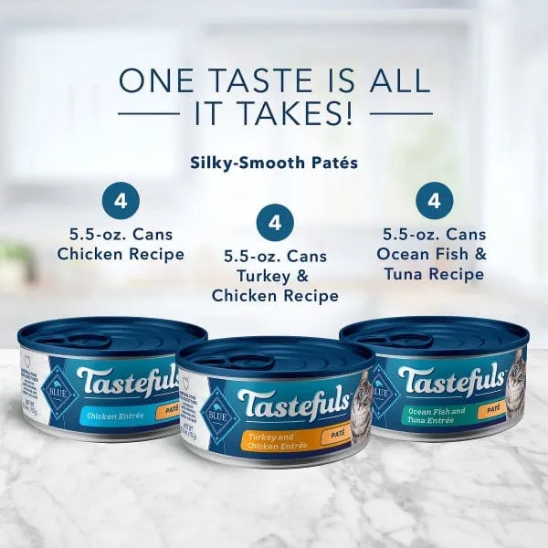 BLUE Tastefuls Entree Pate Variety Pack; 5.5 oz