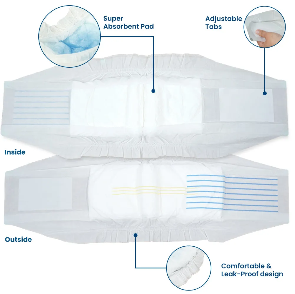 BV Male Large Dog Disposable Wraps - 50 Count
