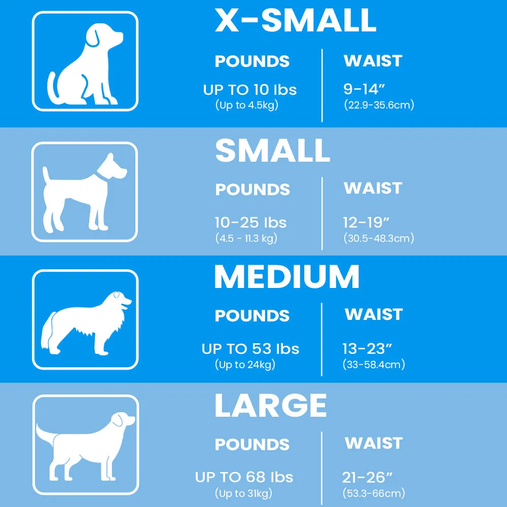 BV Male Large Dog Disposable Wraps - 50 Count
