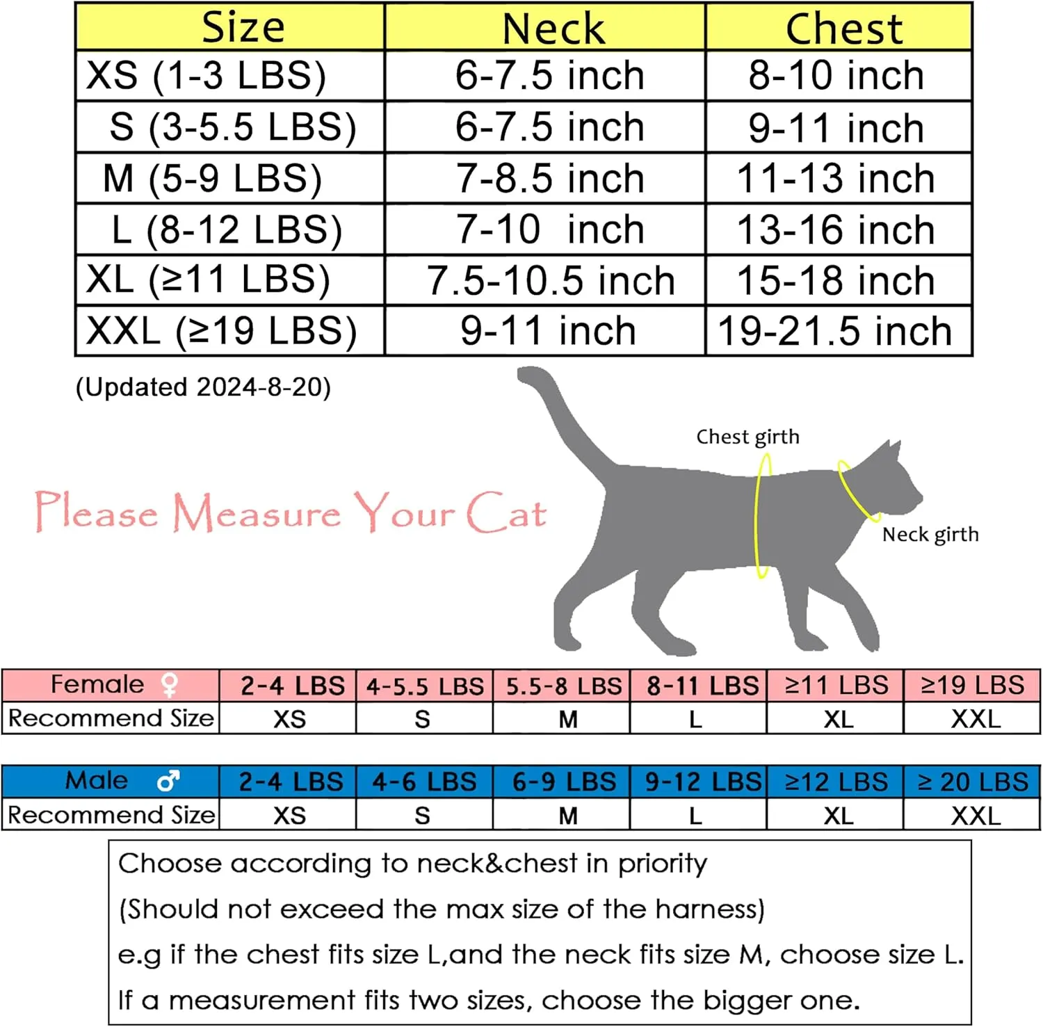 Cat Harness and Leash Set for Walking Escape Proof, Adjustable Cat Vest Harness, Padded Stylish Cat Walking Jackets, Camo Green, Medium