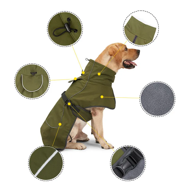 Classic Handsome Warm Winter Coat for Dogs