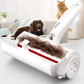 Cleaning Roller Lint Remover, Reusable [Reinforced Handle] - Cat & Dog Hair Brush Remover for Couch, Carpet, Clothing & Bedding - Portable Multi-Surface Pet Hair Fur Removal Tool