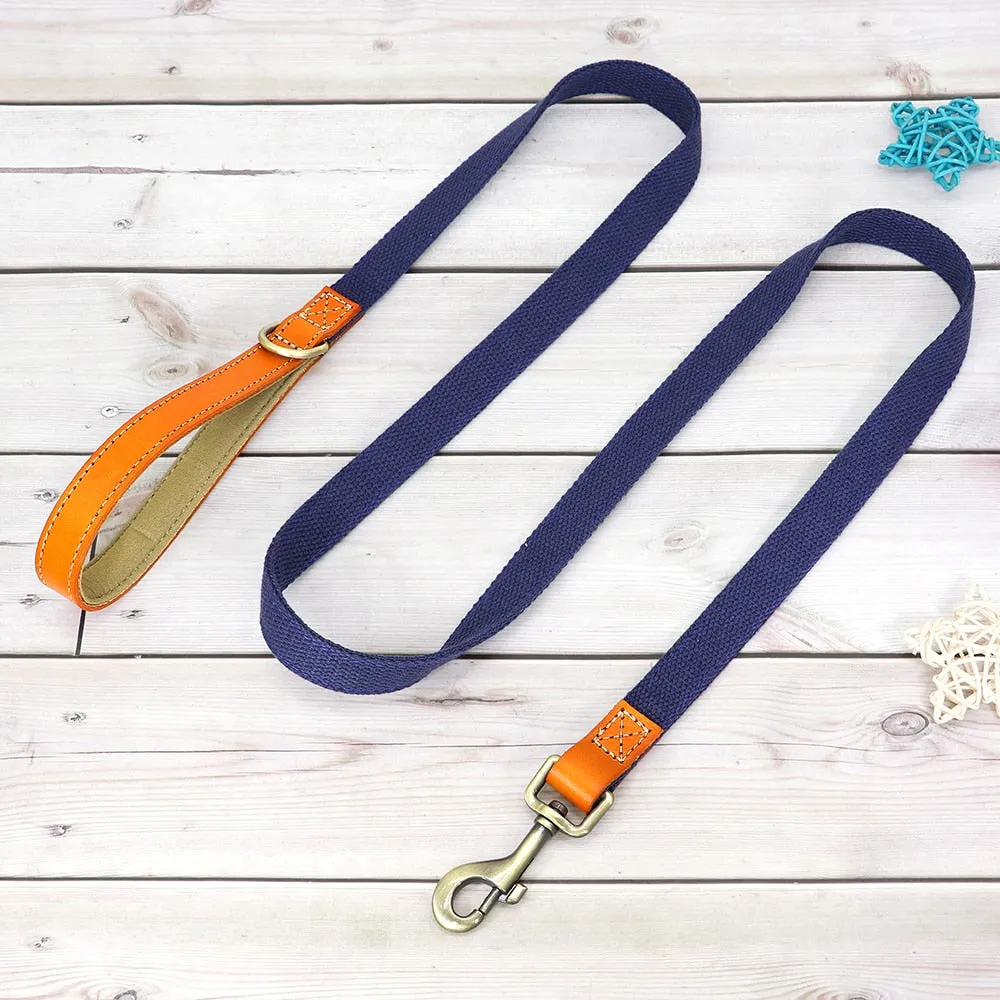 Custom Dog Collar Leash Set