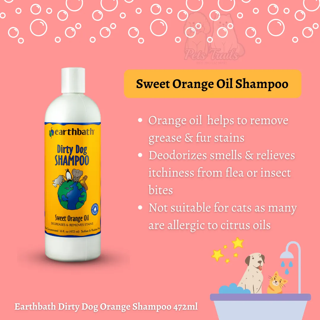 Dirty Dog Shampoo (Sweet Orange Oil)(472ml)