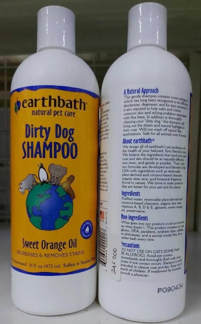 Dirty Dog Shampoo (Sweet Orange Oil)(472ml)