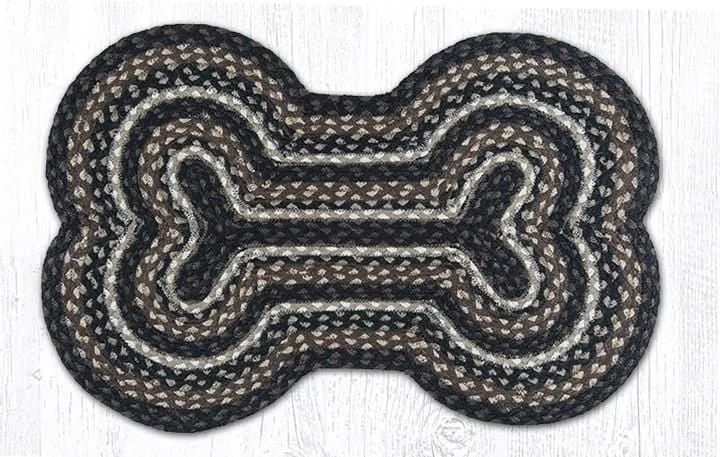 Dog Bone Rug - Mocha Frappuccino