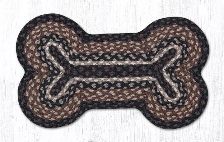 Dog Bone Rug - Mocha Frappuccino
