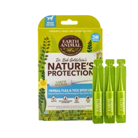 Earth Animal Flea   Tick Spot On Treatment- 3 Months- For Dogs