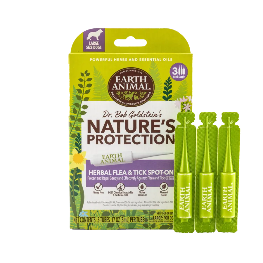 Earth Animal Flea   Tick Spot On Treatment- 3 Months- For Dogs
