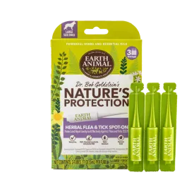 Earth Animal Nature's Protection™ Flea & Tick Herbal Spot-On for Large Dogs