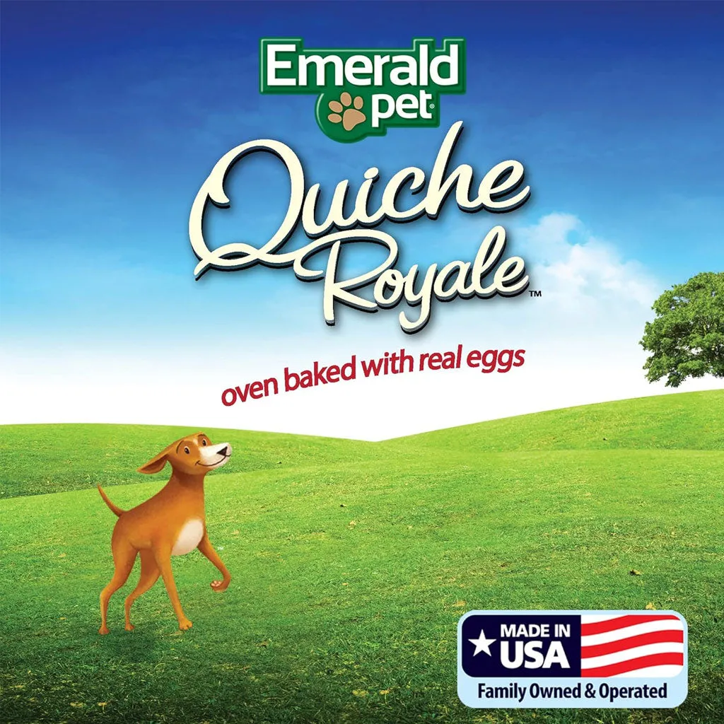 Emerald Pet Quiche Royale Egg Recipe with Sweet Potato Chewy Dog Treats (6 oz)