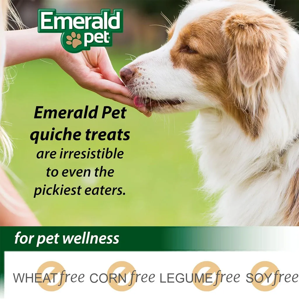 Emerald Pet Quiche Royale Egg Recipe with Sweet Potato Chewy Dog Treats (6 oz)