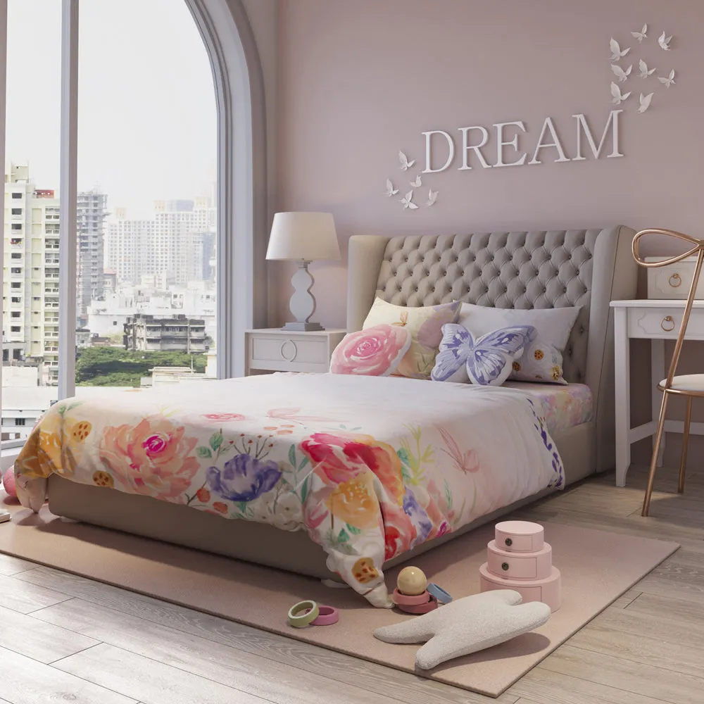 Fancy Fluff Kids 6 Pc  Full Bed Set  – Secret Garden- Single/Double
