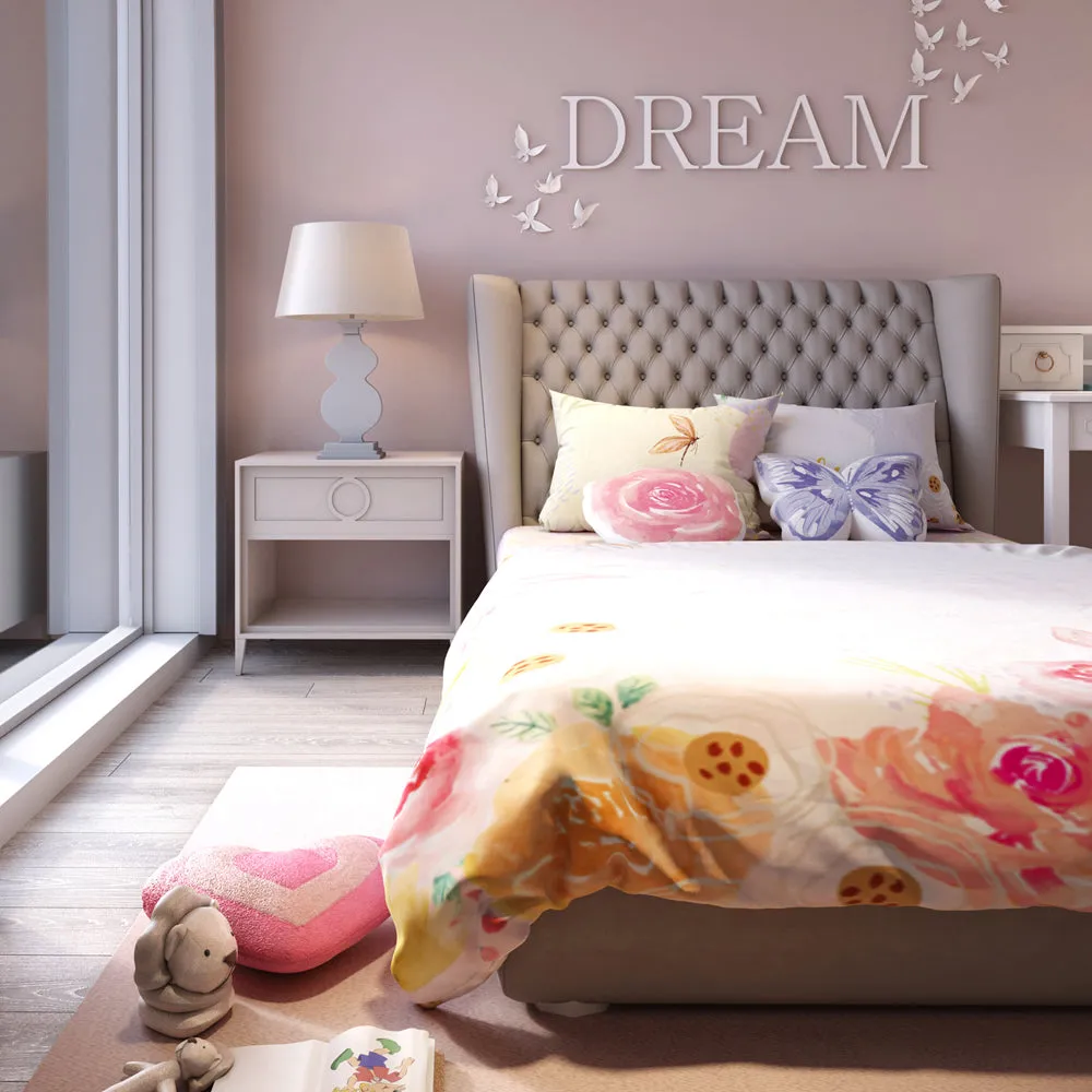 Fancy Fluff Kids 6 Pc  Full Bed Set  – Secret Garden- Single/Double
