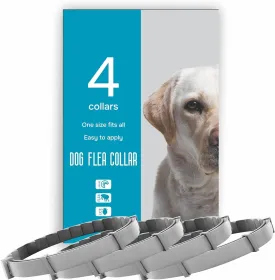 Flea & Tick Collar for Dogs 4 Pack