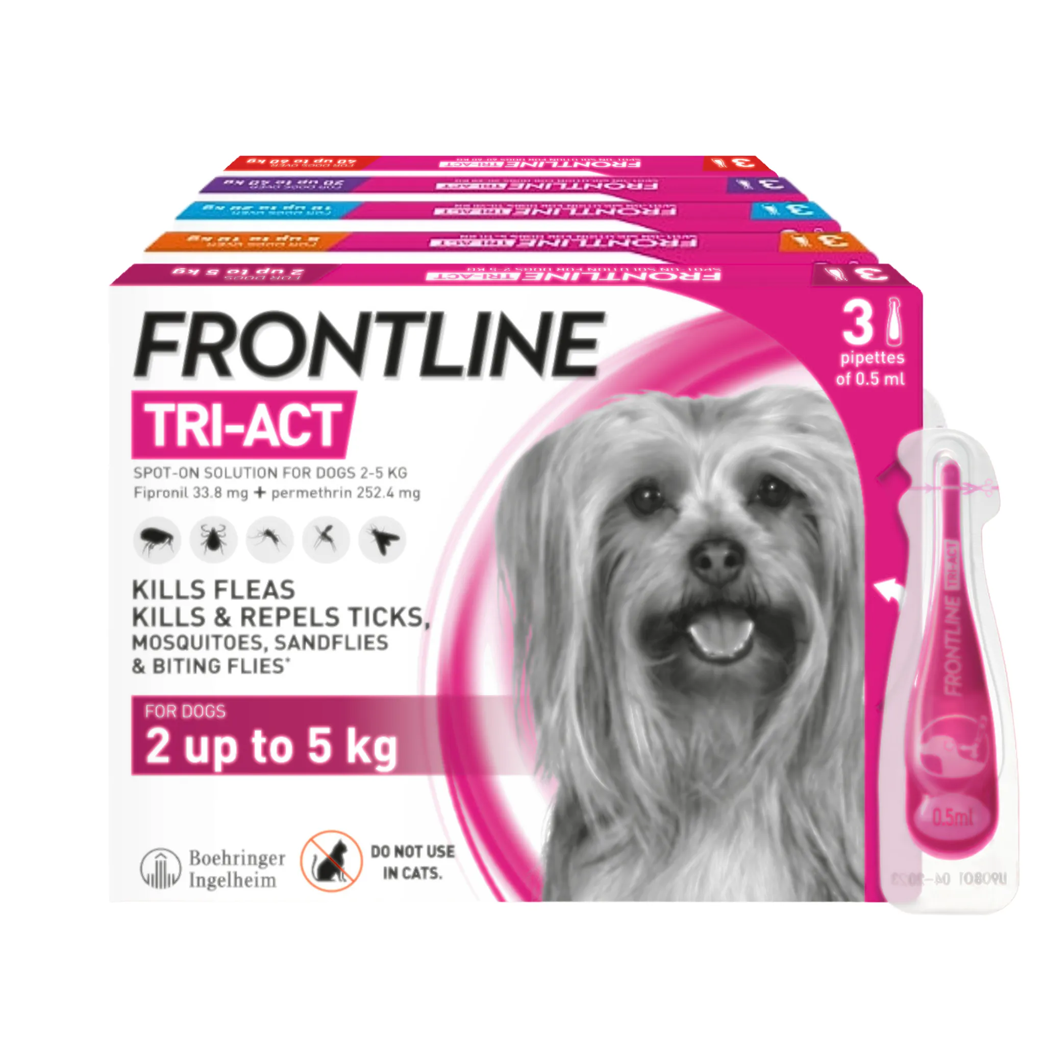 Frontline Tri-Act Spot On Solution For Dogs - 40-60kg