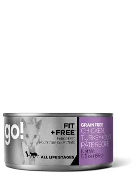 GO! Fit   Free Grain Free Cat Food (Wet) - Chicken   Turkey   Duck Pate