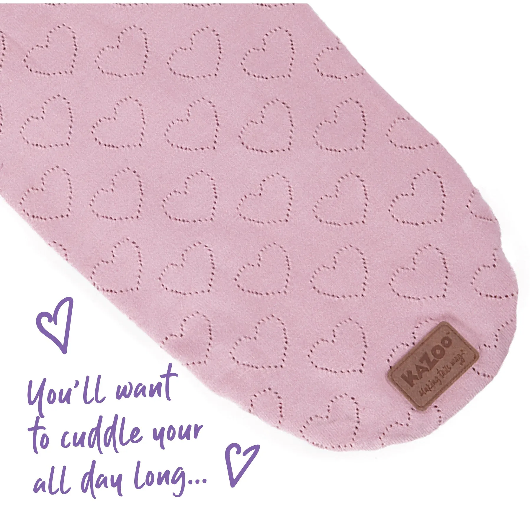 Heart Knit Dog Jumper - Pink
