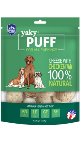 Himalayan Pet Supply: yakyPUFF Cheese with Chicken