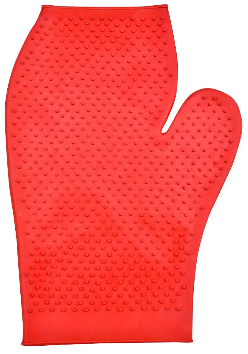 Jeffers Groomit Rubber Grooming Glove for Animals