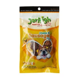 JerHigh Cheese and Sausage Stick with Real Chicken Meat Treats for Dog, 100 g (Pack of 6)