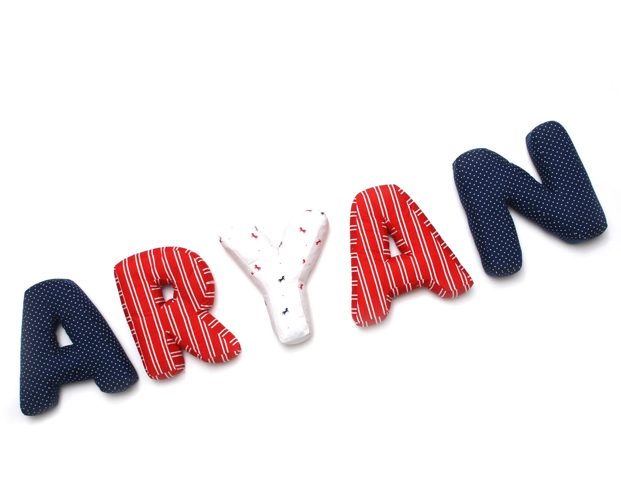 Letter Love Cushions for Boys