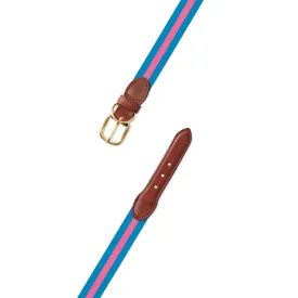 Light Blue & Pink Surcingle Dog Collar