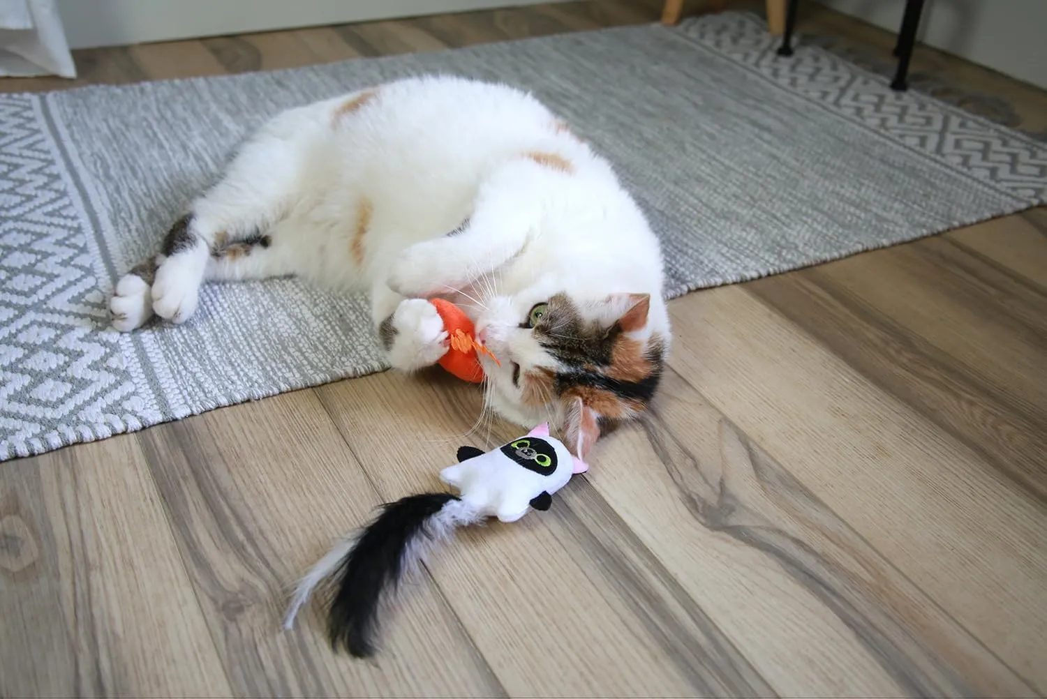 Mad Cat Hiss & Haunt Plush; Interactive Toy; Cat Toys for Indoor Cats; with Silvervine (2 Pack)