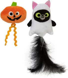 Mad Cat Hiss & Haunt Plush; Interactive Toy; Cat Toys for Indoor Cats; with Silvervine (2 Pack)
