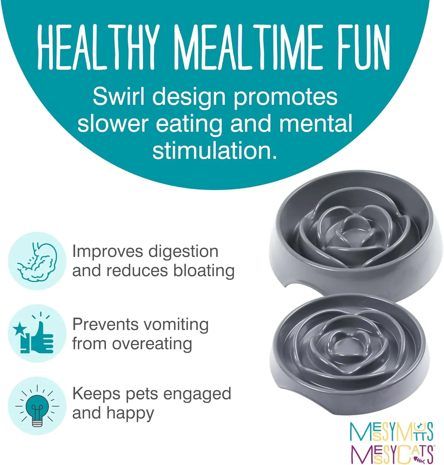 Messy Mutts - Interacountive Slow Feeder