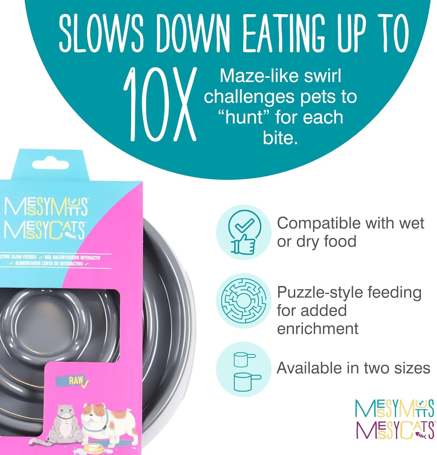 Messy Mutts - Interacountive Slow Feeder