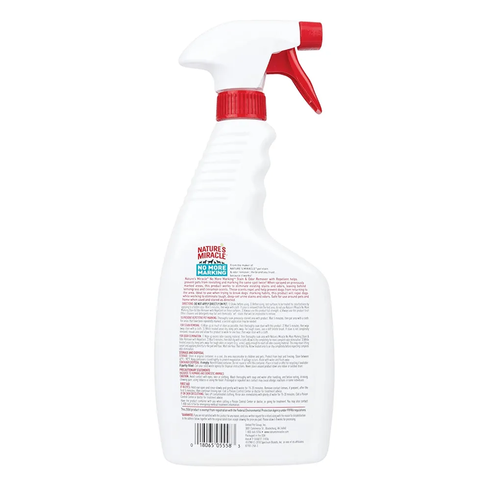 Nature’s Miracle No More Marking Stain & Odor Remover for Dogs