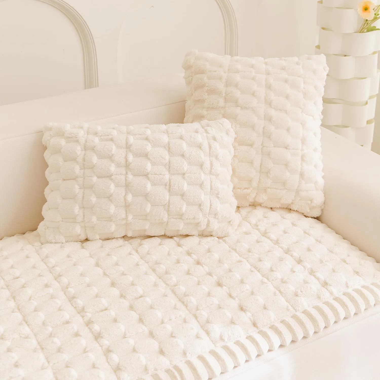 Non-Slip Pet Sofa Cover, Washable Couch Protector for Cushion, Dog Friendly Furniture Covers