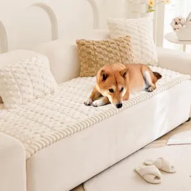 Non-Slip Pet Sofa Cover, Washable Couch Protector for Cushion, Dog Friendly Furniture Covers
