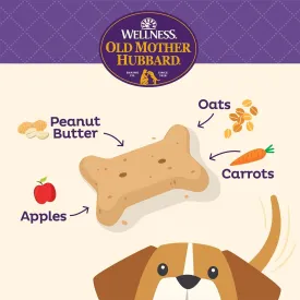 Old Mother Hubbard Wellness P-Nuttier Dog Biscuits, Natural, Training Treats, Peanut Butter Flavor, Small Size, (20 Ounce Bag) (Pack of 2)