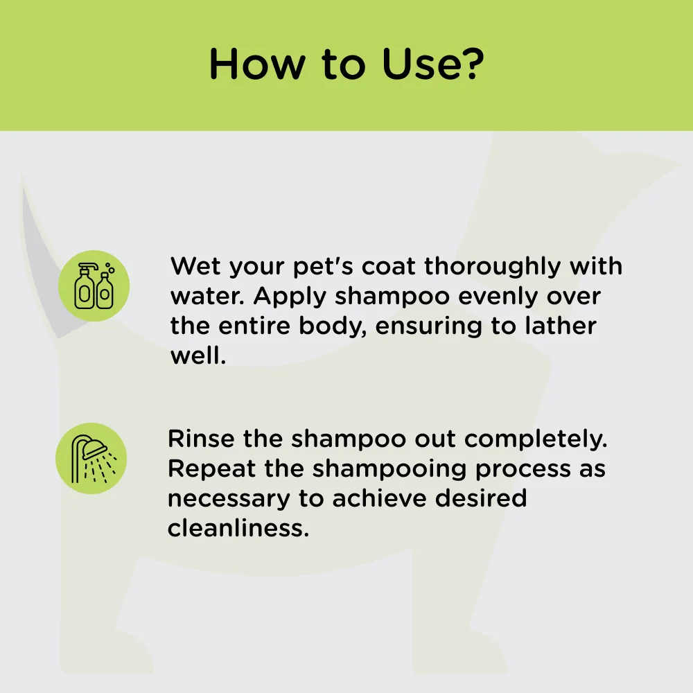 Papa Pawsome Shampoo Bath Silicone Brush for Dogs and Cats