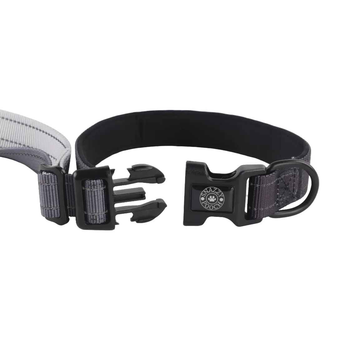 Safety, Style and Control in one lead. The 6 in 1 Reflective Lead With No Pull Technology.