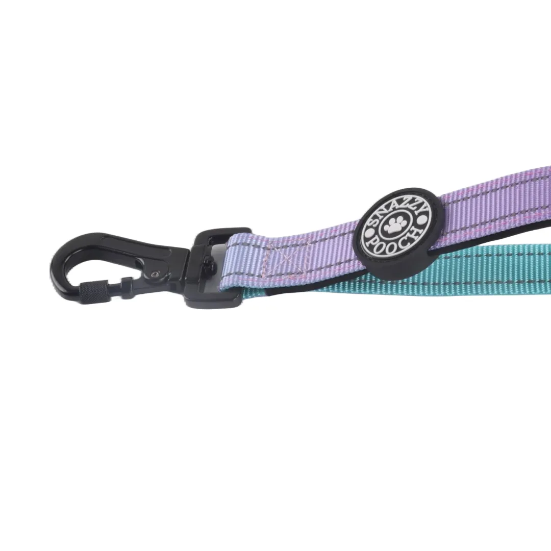 Safety, Style and Control in one lead. The 6 in 1 Reflective Lead With No Pull Technology.
