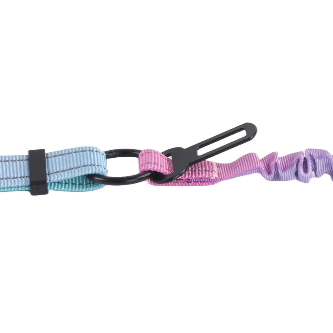 Safety, Style and Control in one lead. The 6 in 1 Reflective Lead With No Pull Technology.