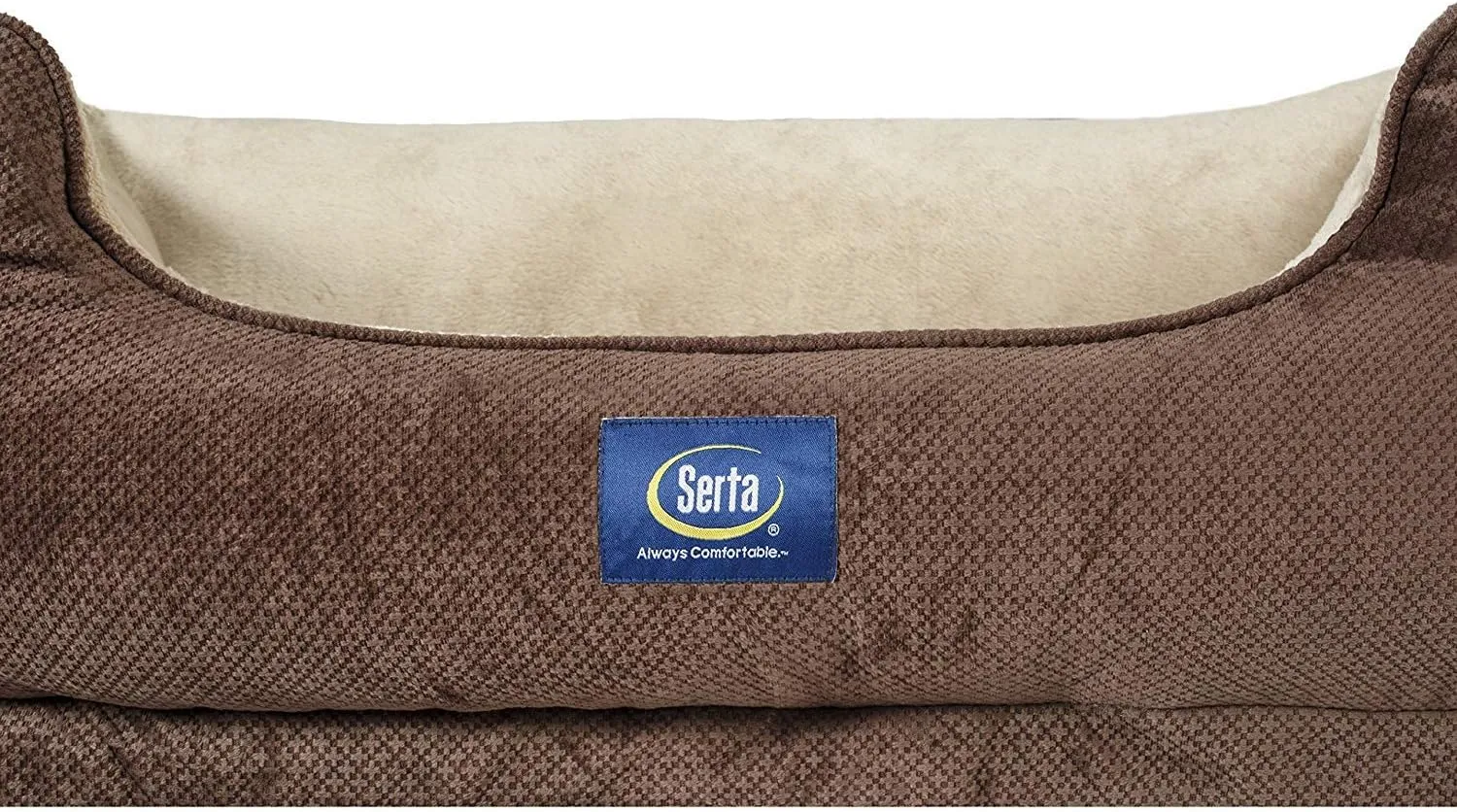 Serta Ortho Cuddler Pet Bed, Mocha