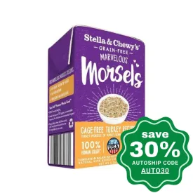 Stella & Chewy's - Cat Wet Food - Marvelous Morsels - Cage-Free Turkey - 5.5OZ (min. 12 Boxes)