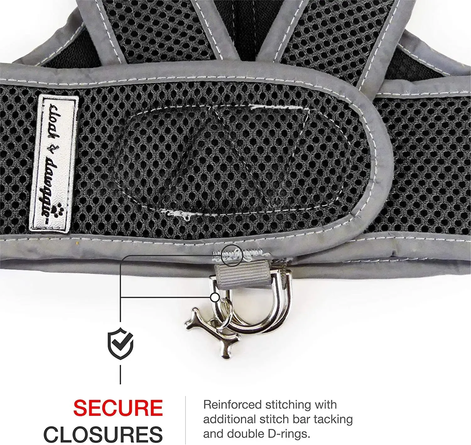 Step N Go Mesh Step In Dog Harness No Buckle - #LBS to 25LBS