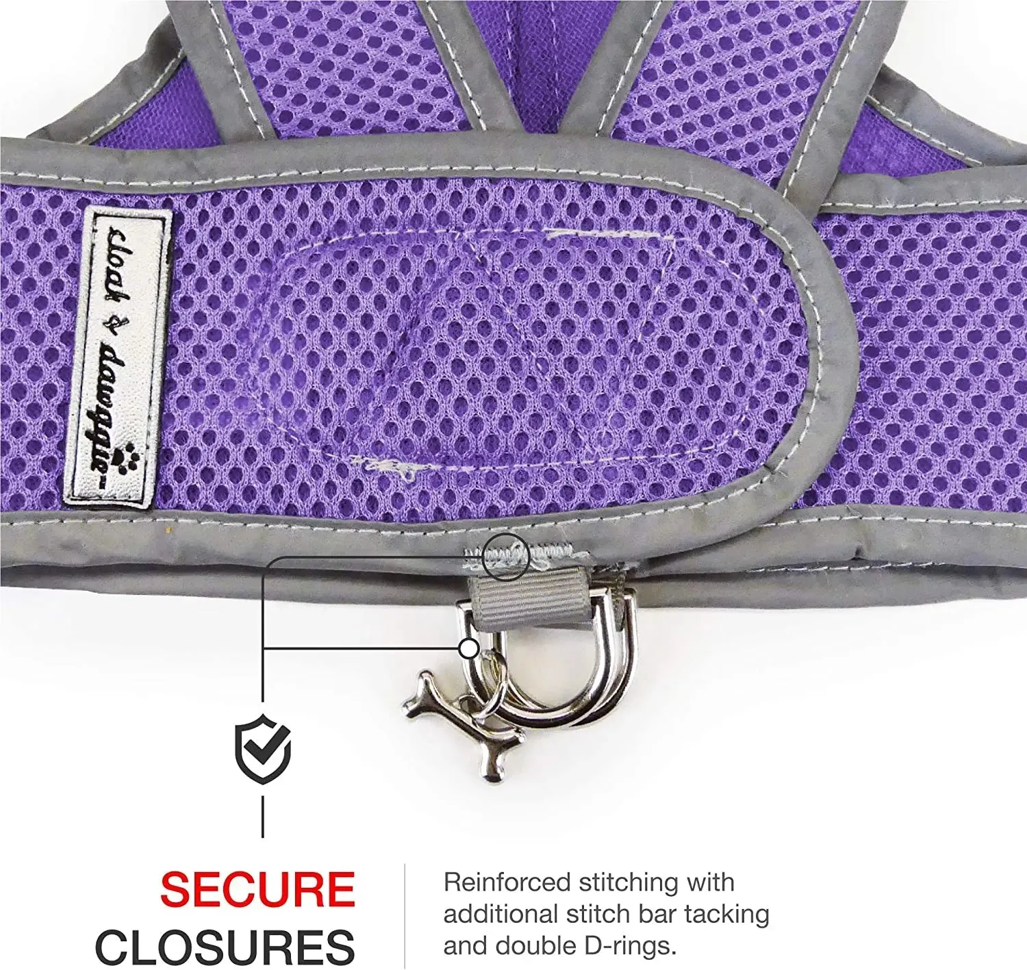 Step N Go Mesh Step In Dog Harness No Buckle - #LBS to 25LBS