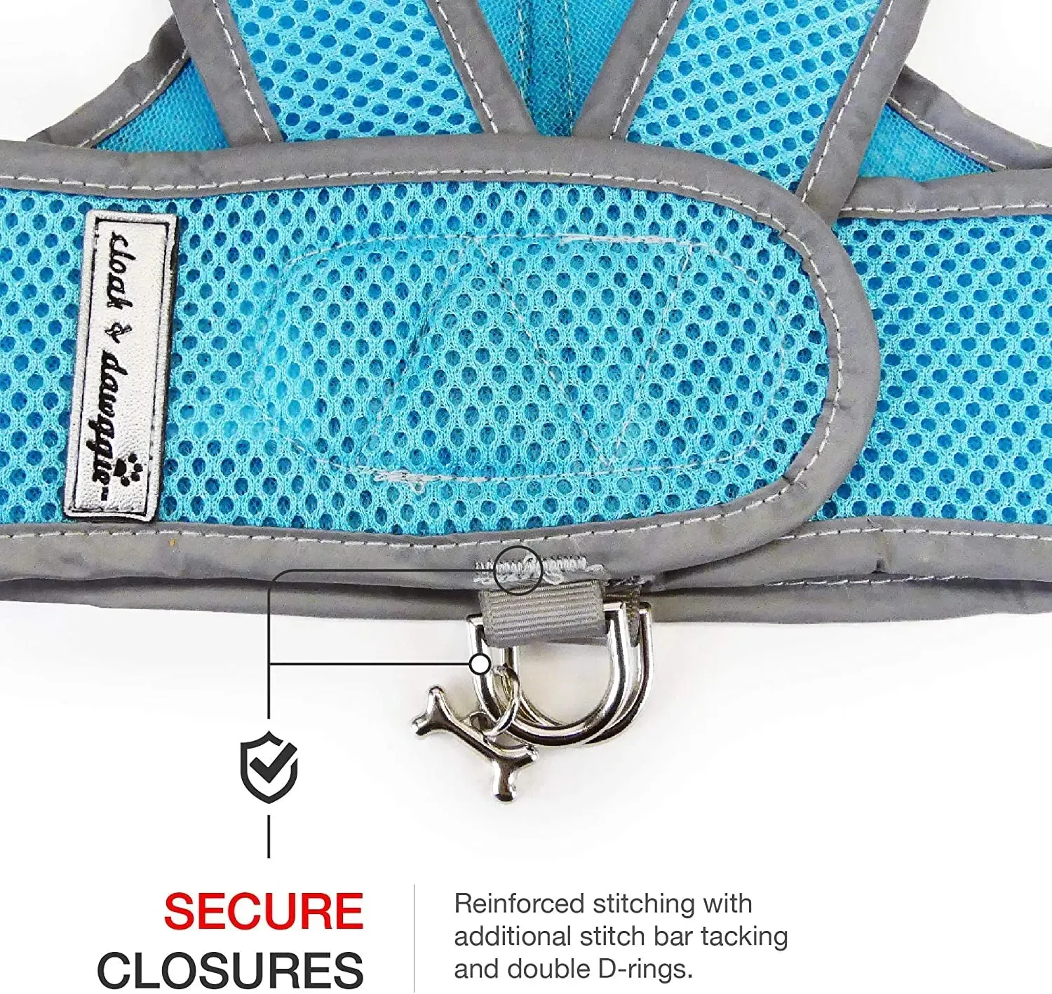 Step N Go Mesh Step In Dog Harness No Buckle - #LBS to 25LBS